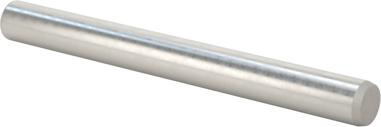 Düz Şaftlı Havalandırmalı Çekilebilir Pim, Yüksek Mukavemetli 4140 Alaşımlı Çelik, 1/4" Çap, 2-1/2" Uzunluk