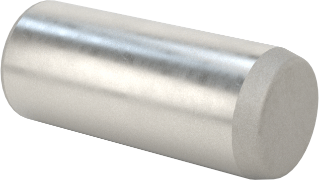 Düz Şaftlı Havalandırmalı Çekilebilir Pim, Yüksek Mukavemetli 4140 Alaşımlı Çelik, 5/16" Çap, 3/4" Uzunluk