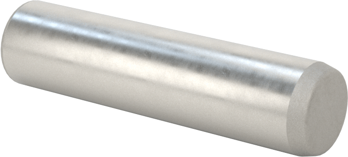 Düz Şaftlı Havalandırmalı Çekilebilir Pim, Yüksek Mukavemetli 4140 Alaşımlı Çelik, 5/16" Çap, 1-1/4" Uzunluk