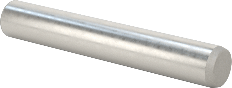 Düz Şaftlı Havalandırmalı Çekilebilir Pim, Yüksek Mukavemetli 4140 Alaşımlı Çelik, 5/16" Çap, 2" Uzunluk