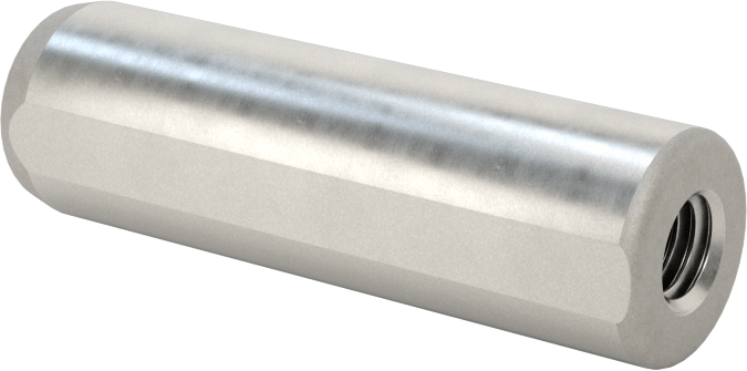 Düz Şaftlı Havalandırmalı Çekilebilir Pim, Yüksek Mukavemetli 4140 Alaşımlı Çelik, 3/8" Çap, 1-1/4" Uzunluk