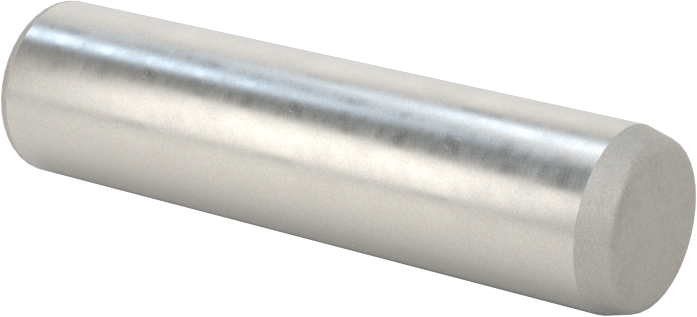 Düz Şaftlı Havalandırmalı Çekilebilir Pim, Yüksek Mukavemetli 4140 Alaşımlı Çelik, 3/8" Çap, 1-1/2" Uzunluk