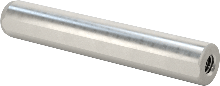 Düz Şaftlı Havalandırmalı Çekilebilir Pim, Yüksek Mukavemetli 4140 Alaşımlı Çelik, 3/8" Çap, 2-1/4" Uzunluk
