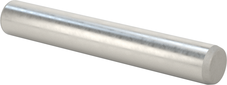 Düz Şaftlı Havalandırmalı Çekilebilir Pim, Yüksek Mukavemetli 4140 Alaşımlı Çelik, 3/8" Çap, 2-1/2" Uzunluk