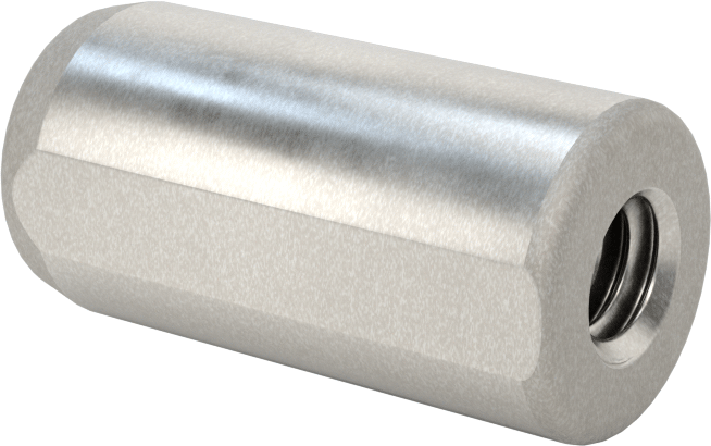 Düz Şaftlı Havalandırmalı Çekilebilir Pim, Yüksek Mukavemetli 4140 Alaşımlı Çelik, 1/2" Çap, 1" Uzunluk