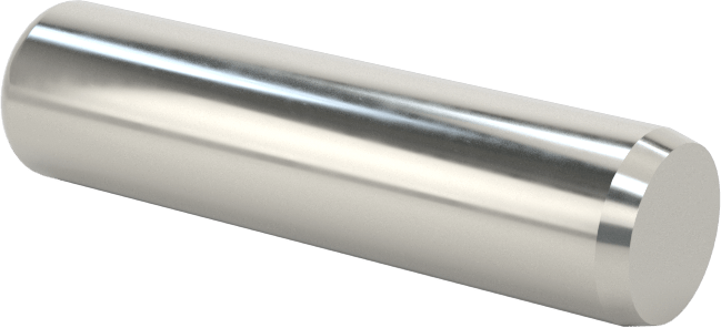 Düz Şaftlı Havalandırmalı Çekilebilir Pim, 18-8 Paslanmaz Çelik, 1/4" Çap, 1" Uzunluk