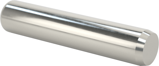 Düz Şaftlı Havalandırmalı Çekilebilir Pim, 18-8 Paslanmaz Çelik, 1/4" Çap, 1-1/4" Uzunluk