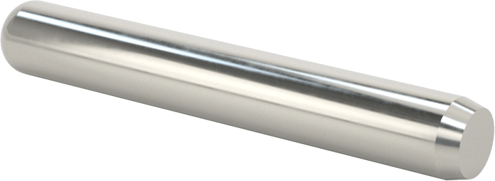 Düz Şaftlı Havalandırmalı Çekilebilir Pim, 18-8 Paslanmaz Çelik, 1/4" Çap, 1-3/4" Uzunluk