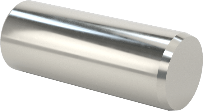 Düz Şaftlı Havalandırmalı Çekilebilir Pim, 18-8 Paslanmaz Çelik, 3/8" Çap, 1" Uzunluk