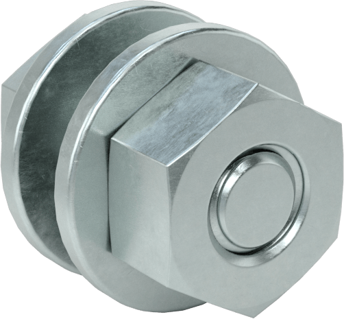 Somun ve Pullu 5 Sınıfı Çelik Altıgen Başlı Vidalar, Orta Mukavemetli, 1/4"-20 Diş Boyutu, 1/2" Uzunluk