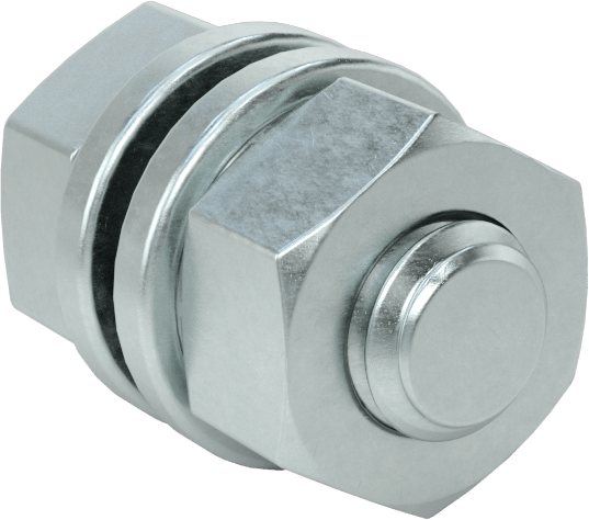 Sınıf 8.8 Çelik Altıgen Başlı Vidalar, Somunlar ve Pullar ile, Orta Mukavemet, M6 x 1 mm Diş, 12 mm Uzunluk