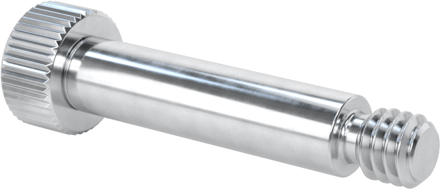 Alüminyum Omuzlu Vida, 3/16" Omuz Çapı, 3/4" Omuz Uzunluğu, 8-32 Diş