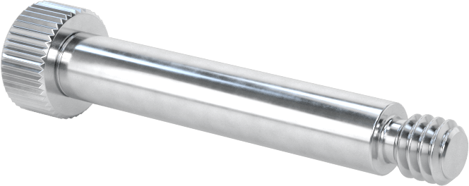 Alüminyum Omuzlu Vida, 3/16" Omuz Çapı, 1" Omuz Uzunluğu, 8-32 Diş
