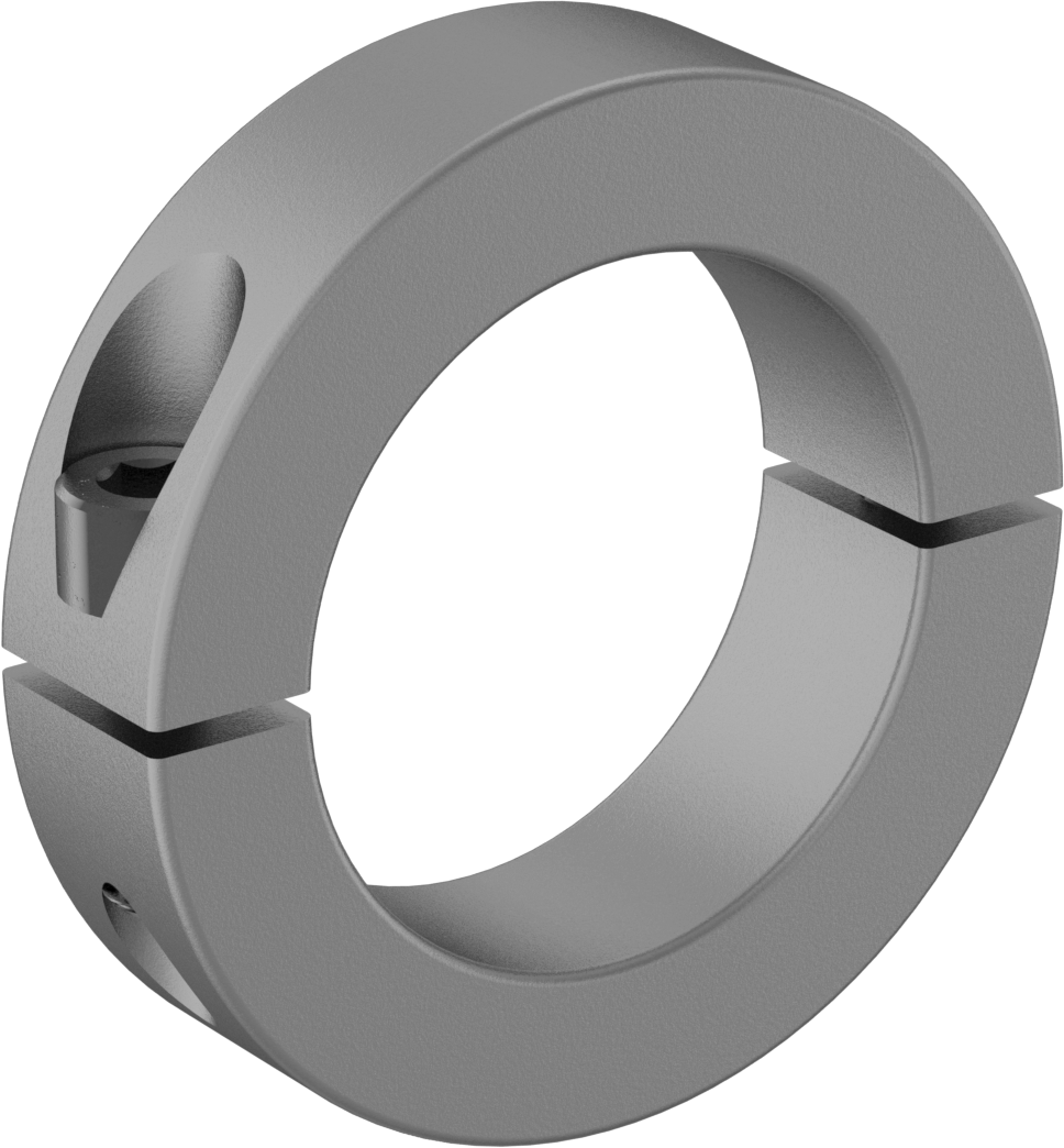 Kaynaklanabilir Mil Yaka, İki Parça, 40 mm Çaplı Yuvarlak Mil için