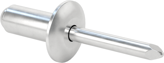 Alüminyum Mandrelli Alüminyum Kör Perçinler, Kubbeli Başlık, 3/16" Çap, 0,126“-0,25” Malzeme Kalınlığı için