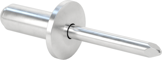 Alüminyum Mandrelli Alüminyum Kör Perçinler, Kubbeli Başlık, 3/32" Çap, 0,032“-0,125” Malzeme Kalınlığı için