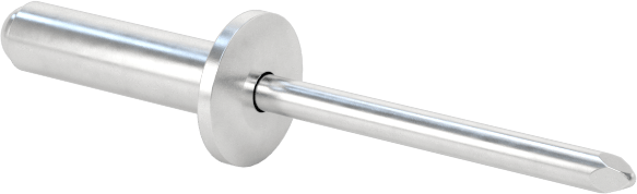 Alüminyum Mandrelli Alüminyum Kör Perçinler, Kubbeli Başlık, 3/32" Çap, 0,126“-0,25” Malzeme Kalınlığı için