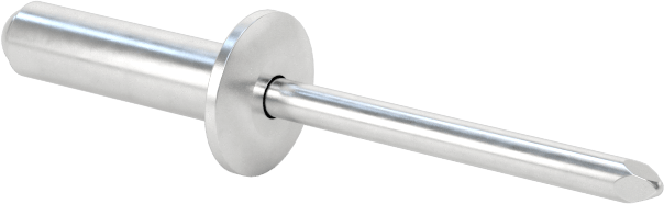 Alüminyum Mandrelli Alüminyum Kör Perçinler, Kubbeli Başlık, 1/8" Çap, 0,251“- 0,312” Malzeme Kalınlığı için