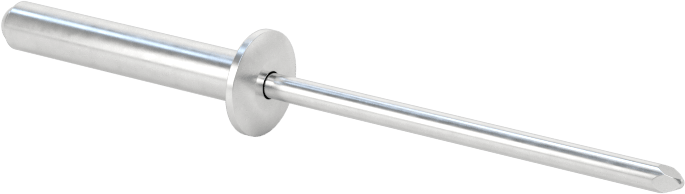 Alüminyum Mandrelli Alüminyum Kör Perçinler, Kubbeli Başlık, 1/8" Çap, 0,501“ - 0,625” Malzeme Kalınlığı için