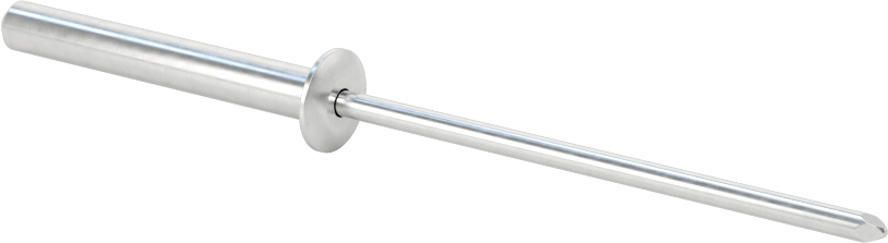 Alüminyum Mandrelli Alüminyum Kör Perçinler, Kubbeli Başlık, 3/16" Çap, 1,126“ - 1,25” Malzeme Kalınlığı için