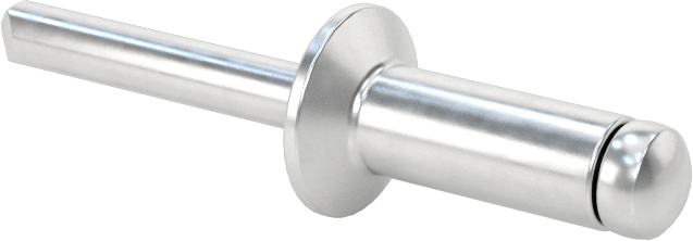 Alüminyum Mandrelli Alüminyum Kör Perçinler, Gömme Montaj, 1/4" Çap, 0,251“- 0,375” Malzeme Kalınlığı için