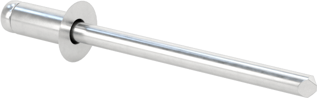 Alüminyum Mandrelli Alüminyum Kör Perçinler, Gömme Montaj, 1/8" Çap, 0,092“- 0,125” Malzeme Kalınlığı için