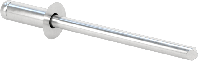 Alüminyum Mandrelli Alüminyum Kör Perçinler, Gömme Montaj, 1/8" Çap, 0,126“- 0,187” için Malzeme Kalınlığı