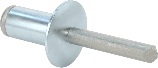 Alüminyum Mandrelli Alüminyum Kör Perçinler, Kubbeli Başlık, 3,2 mm Çap, 1,5 mm-3,5 mm Malzeme Kalınlığı için