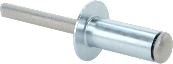 Alüminyum Mandrelli Alüminyum Kör Perçinler, Kubbeli Başlık, 3,2 mm Çap, 3,5 mm-5,5 mm malzeme kalınlığı için