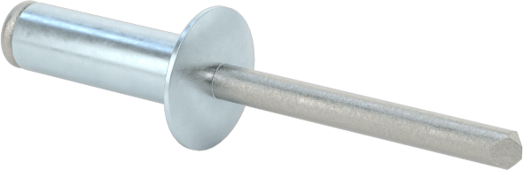 Alüminyum Mandrelli Alüminyum Kör Perçinler, Kubbeli Başlık, 3,2 mm Çap, 5,5 mm-7 mm Malzeme Kalınlığı için