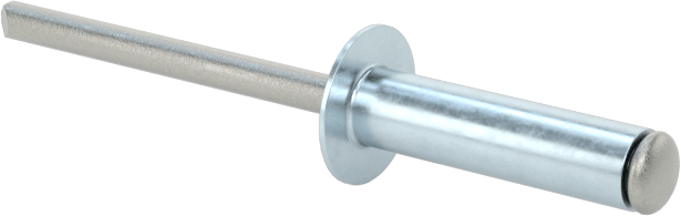 Alüminyum Mandrelli Alüminyum Kör Perçinler, Kubbeli Başlık, 3,2 mm Çap, 7 mm-9 mm Malzeme Kalınlığı için