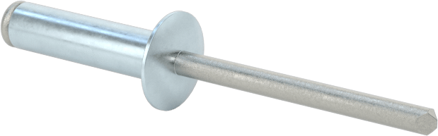 Alüminyum Mandrelli Alüminyum Kör Perçinler, Kubbeli Başlık, 3,2 mm Çap, 7 mm-9 mm Malzeme Kalınlığı için