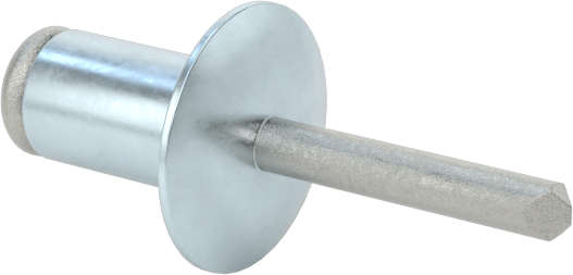 Alüminyum Mandrelli Alüminyum Kör Perçinler, Kubbeli Başlık, 4 mm Çap, 1,5 mm - 3 mm malzeme kalınlığı için