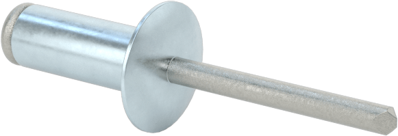 Alüminyum Mandrelli Alüminyum Kör Perçinler, Kubbeli Başlık, 4 mm Çap, 5 mm-6,5 mm Malzeme Kalınlığı için