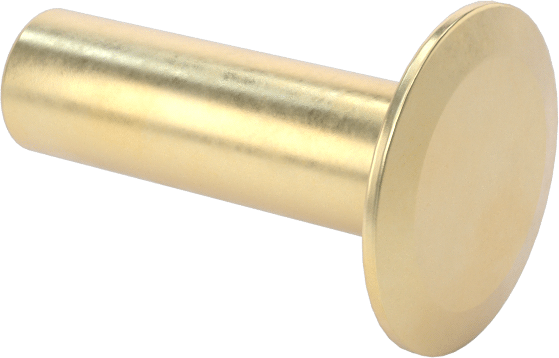 İçi Boş Uçlu Perçinler, 9/64" Çap, 0,346“-0,360” Kalınlık için, 0,313" Baş Çapı