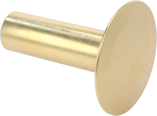 İçi Boş Uçlu Perçinler, 9/64" Çap, 0,346“-0,360” Kalınlık için, 0,375" Baş Çapı