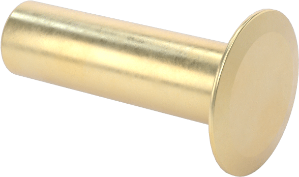 İçi Boş Uçlu Perçinler, 3/16" Çap, 0,503“-0,522” Kalınlık için, 0,375" Baş Çapı