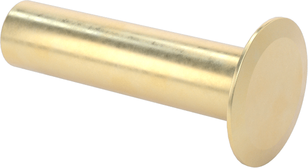 İçi Boş Uçlu Perçinler, 3/16" Çap, 0,628“-0,647” Kalınlık için, 0,375" Baş Çapı
