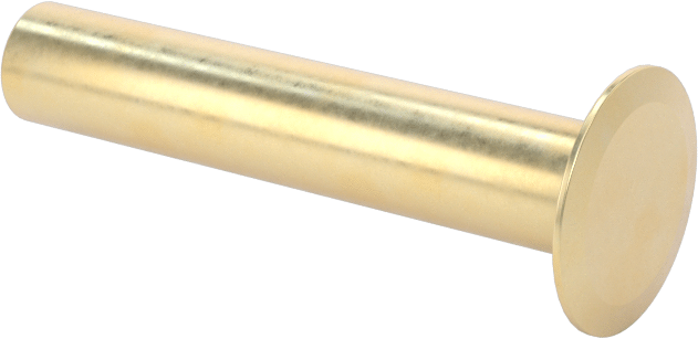 İçi Boş Uçlu Perçinler, 3/16" Çap, 0,878“ - 0,897” Kalınlık, 0,375" Baş Çapı