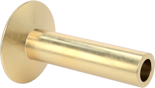 İçi Boş Uçlu Perçinler, 3/16" Çap, 0,628“-0,647” Kalınlık için, 0,5" Baş Çapı