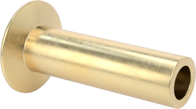 İçi Boş Uçlu Perçinler, 1/4" Çap, 0,713“-0,738” kalınlık için, 0,5" Baş Çapı