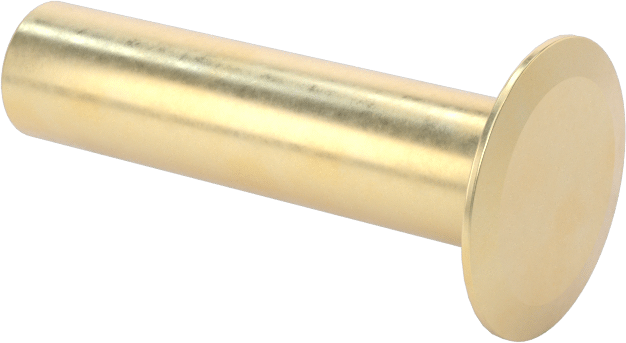 İçi Boş Uçlu Perçinler, 1/4" Çap, 0,838“-0,863” Kalınlık, 0,5" Baş Çapı