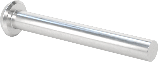 Alüminyum Kubbeli Başlı Masif Perçinler, 1/8" Çap, 0,938 inç maksimum malzeme kalınlığı için