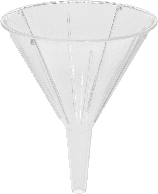 Tek Kullanımlık Plastik Huni, 2 FL. oz. Kapasite