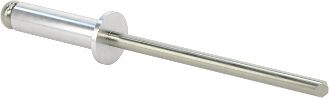 Çelik Mandrelli Alüminyum Kör Perçinler, Gömme Montaj, 1/8" Çap, 0,251“- 0,312” Malzeme Kalınlığı için