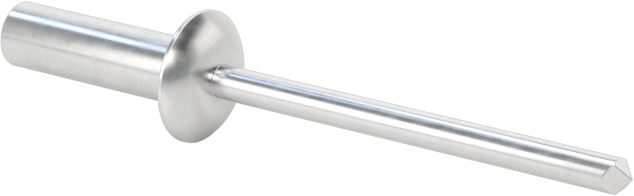 Sızdırmaz Kör Perçinler, Kubbeli Başlık, Alüminyum Mandrel ile, 1/8" Çap, 0,425" Uzunluk