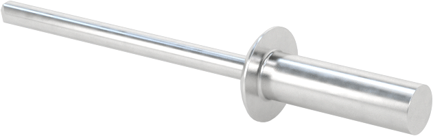 Sızdırmaz Kör Perçinler, Kubbeli Başlık, Alüminyum Mandrel ile, 1/8" Çap, 0,425" Uzunluk