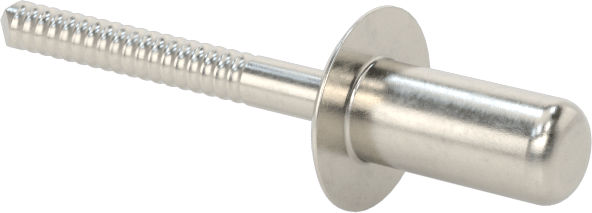 Sızdırmaz Kör Perçinler, 18-8 Paslanmaz Çelik, Kubbeli Başlık, 3/16" Çap, 0,02“-0,125” Kalınlık için