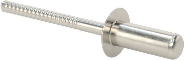 Sızdırmaz Kör Perçinler, 18-8 Paslanmaz Çelik, Kubbeli Başlık, 3/16" Çap, 0,188“-0,25” kalınlık için