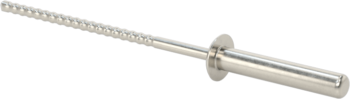 Sızdırmaz Kör Perçinler, 18-8 Paslanmaz Çelik, Kubbeli Başlık, 1/8" Çap, 0,376“-0,5” kalınlık için